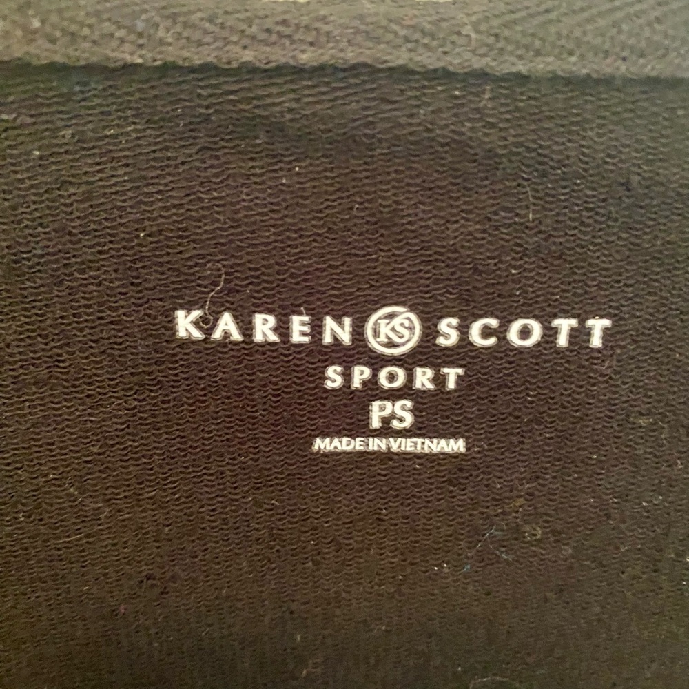 Petite Karen Scott Black Hoodie EUC - Picture 4 of 5
